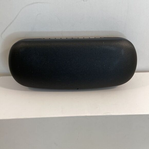 Ralph Lauren Black With Red Lettering Hard Glass Case 6 In. Width X 1 inch Tall - Picture 3 of 9